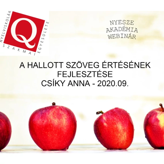 A hallott szöveg értésének fejlesztése - Csíky Anna